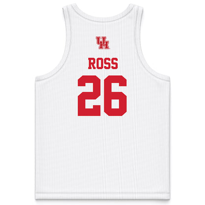 Houston - NCAA Women's Basketball : Jorynn Ross - White Basketball Jersey-1