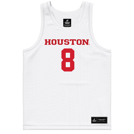 Houston - NCAA Women's Basketball : Summer Bostock - White Basketball Jersey-0