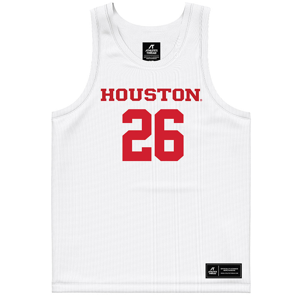 Houston - NCAA Women's Basketball : Jorynn Ross - White Basketball Jersey-0