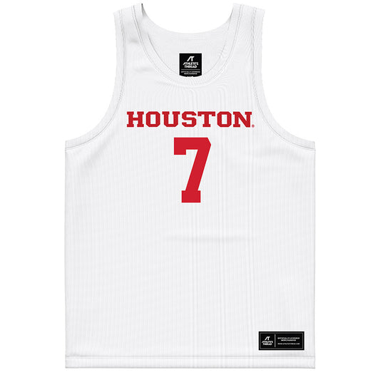 Houston - NCAA Women's Basketball : Kyndall Hunter - White Basketball Jersey-0