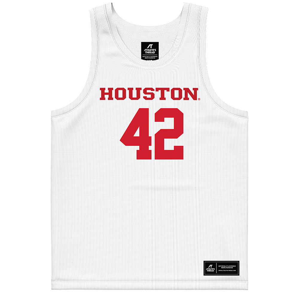 Houston - NCAA Women's Basketball : Peyton McFarland - White Basketball Jersey-0