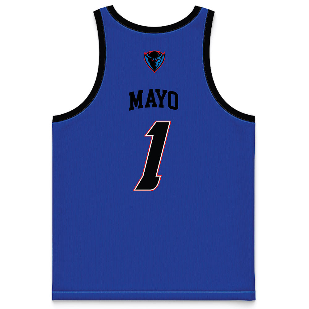 DePaul - NCAA Women's Basketball : Aizhanique Mayo - Purple Basketball Jersey-1
