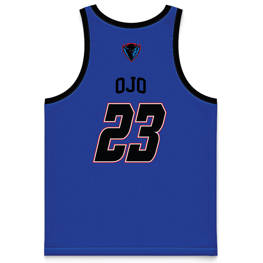 DePaul - NCAA Women's Basketball : Michelle Ojo - Purple Basketball Jersey-1