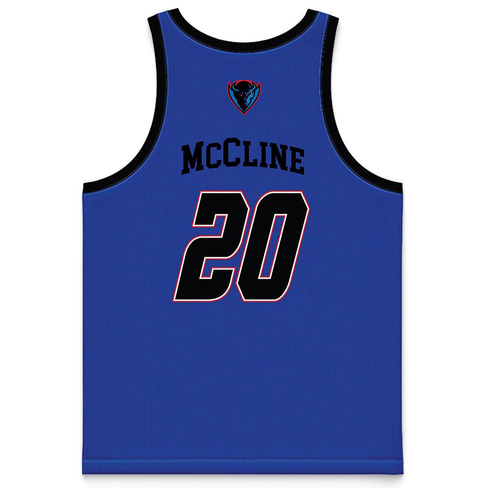 DePaul - NCAA Women's Basketball : Shakara McCline - Purple Basketball Jersey-1