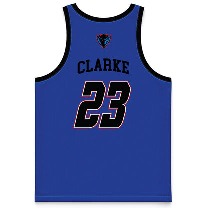 DePaul - NCAA Women's Basketball : Kate Clarke - Purple Basketball Jersey-1