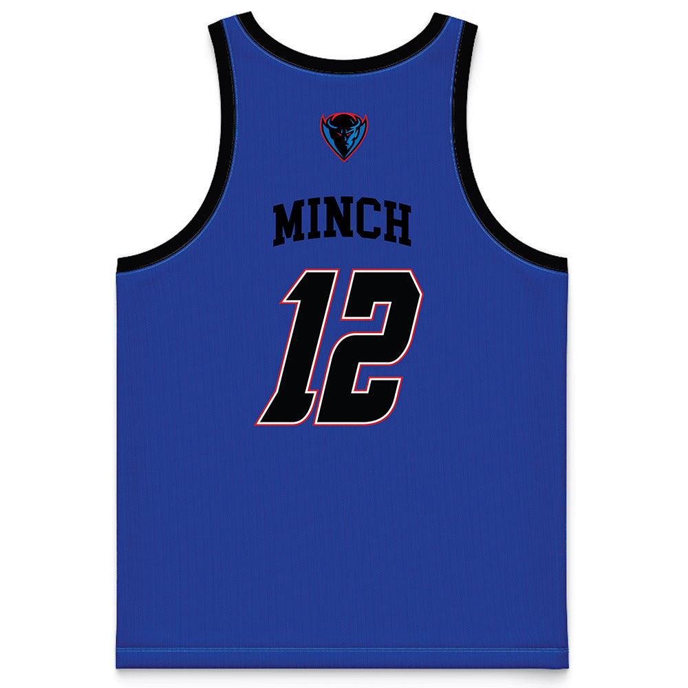 DePaul - NCAA Women's Basketball : Ellery Minch - Purple Basketball Jersey-1