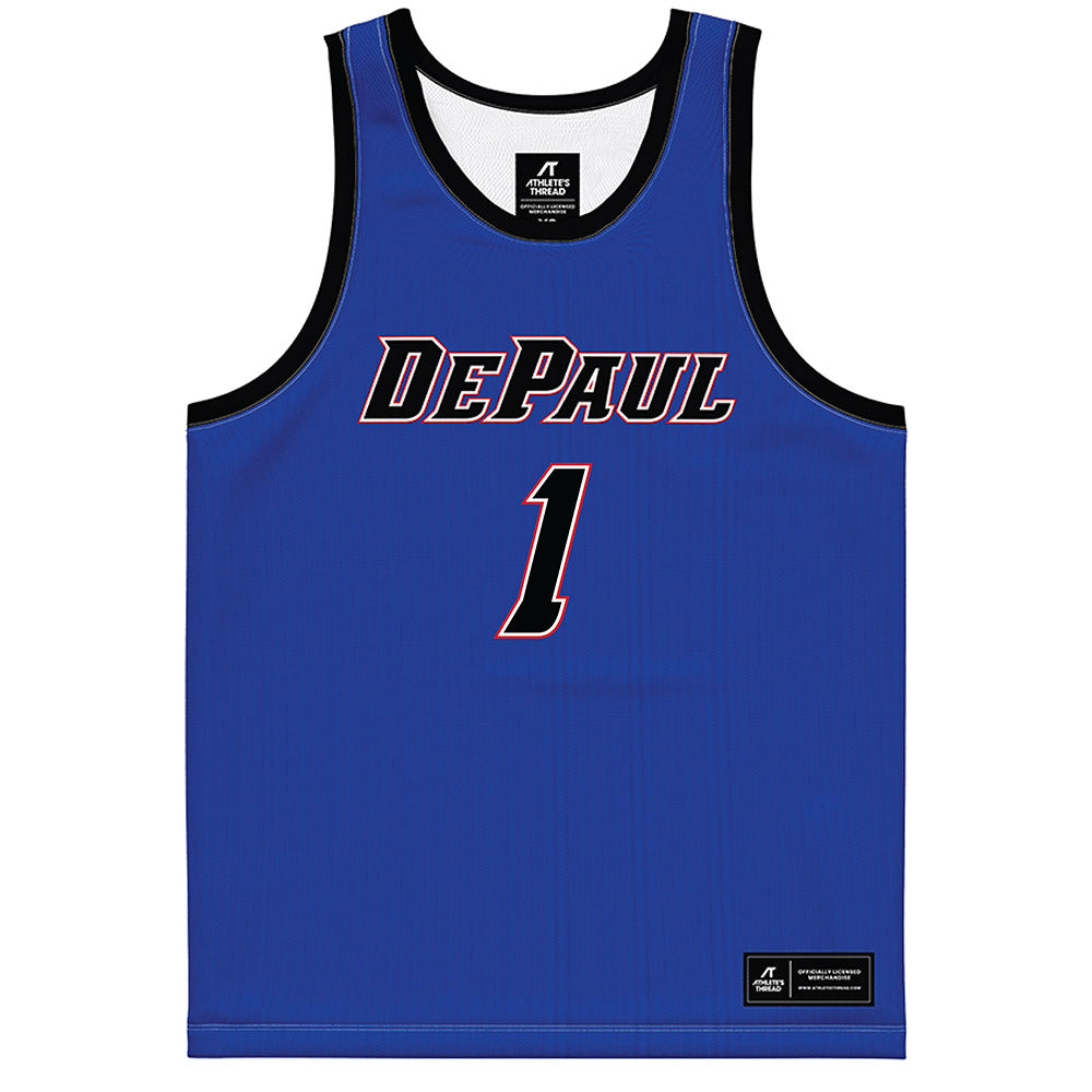 DePaul - NCAA Women's Basketball : Aizhanique Mayo - Purple Basketball Jersey-0
