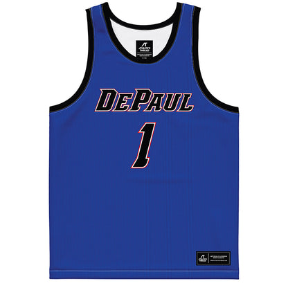 DePaul - NCAA Women's Basketball : Aizhanique Mayo - Purple Basketball Jersey-0