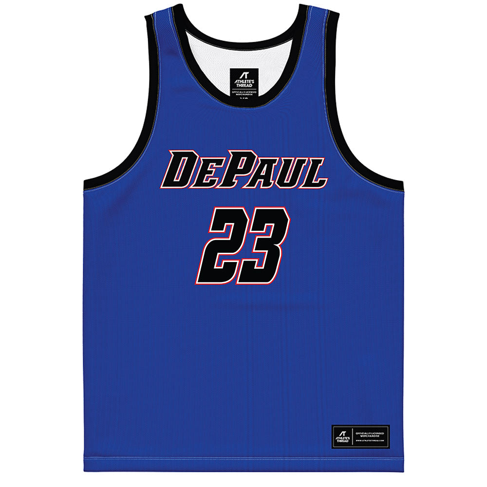 DePaul - NCAA Women's Basketball : Michelle Ojo - Purple Basketball Jersey-0