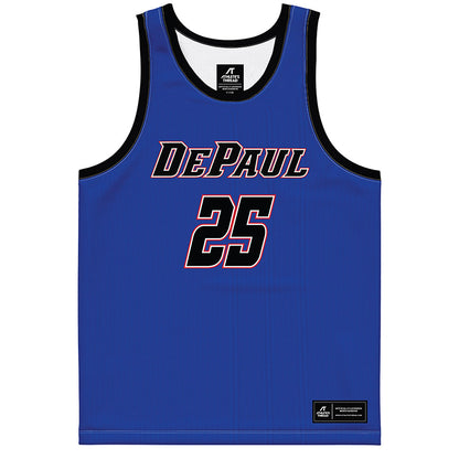 DePaul - NCAA Women's Basketball : Kate Clarke - Purple Basketball Jersey-0