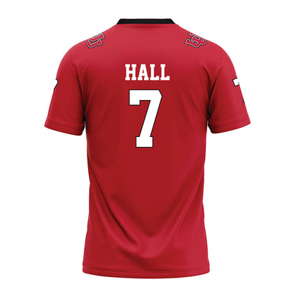Utah - NCAA Football : Johnathan Hall - Red Football Jersey-1