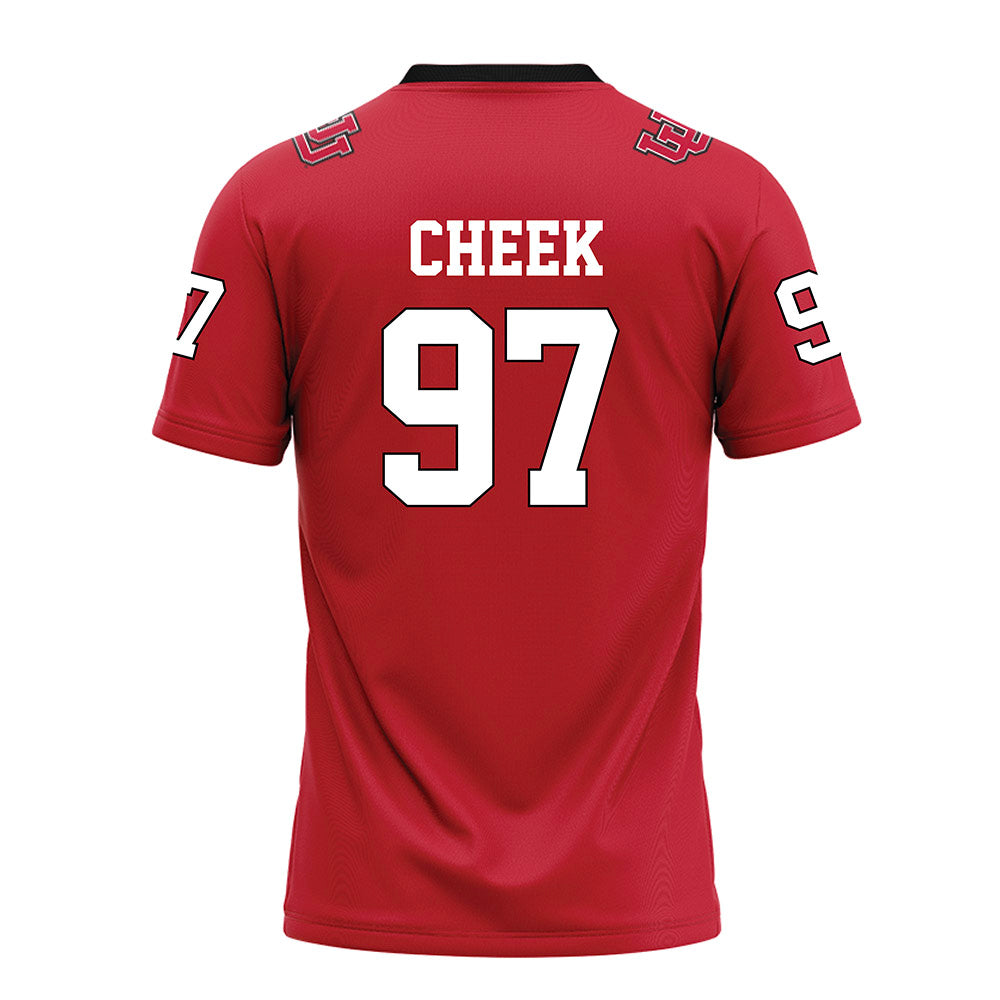 Utah - NCAA Football : Joseph Cheek - Red Football Jersey-1