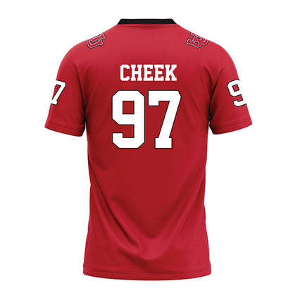 Utah - NCAA Football : Joseph Cheek - Red Football Jersey-1