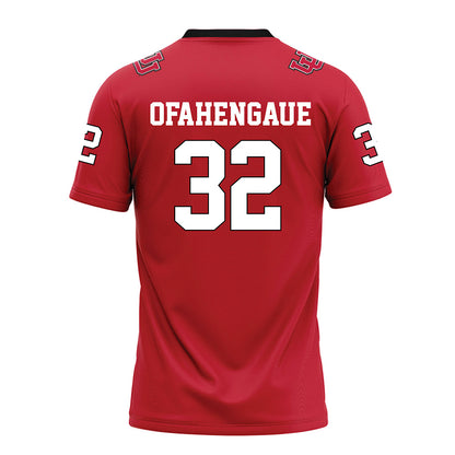 Utah - NCAA Football : Helaman Ofahengaue - Red Football Jersey