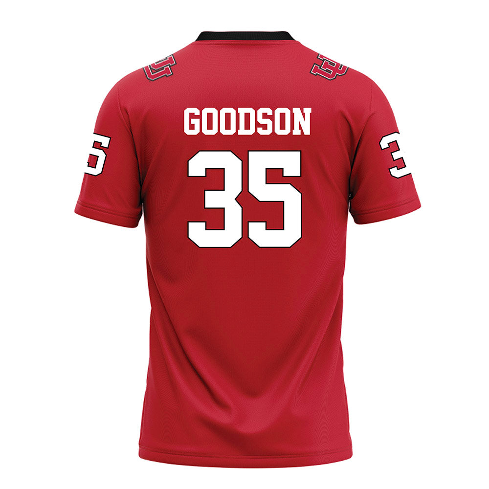 Utah - NCAA Football : Frankie Goodson - Red Football Jersey-1