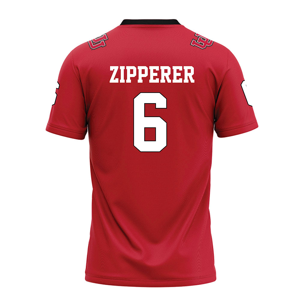 Utah - NCAA Football : Daidren Zipperer - Red Football Jersey-1