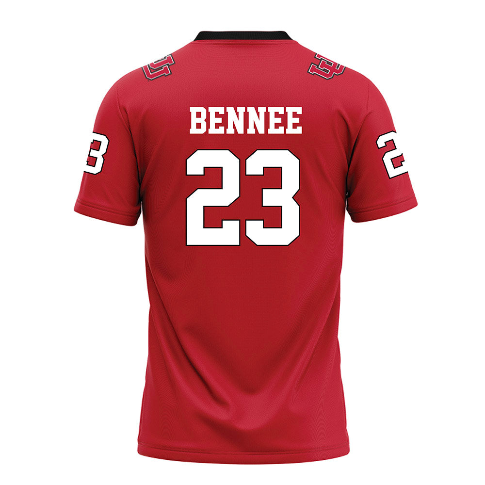 Utah - NCAA Football : Jackson Bennee - Red Football Jersey-1