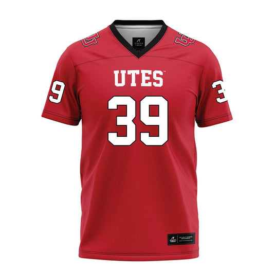 Utah - NCAA Football : Bryan Spotwood - Red Football Jersey-0
