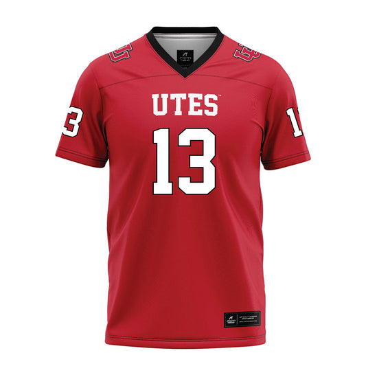 Utah - NCAA Football : Jason Stokes Jr - Red Football Jersey-0