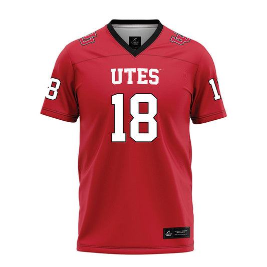 Utah - NCAA Football : Tobias Merriweather - Red Football Jersey-0