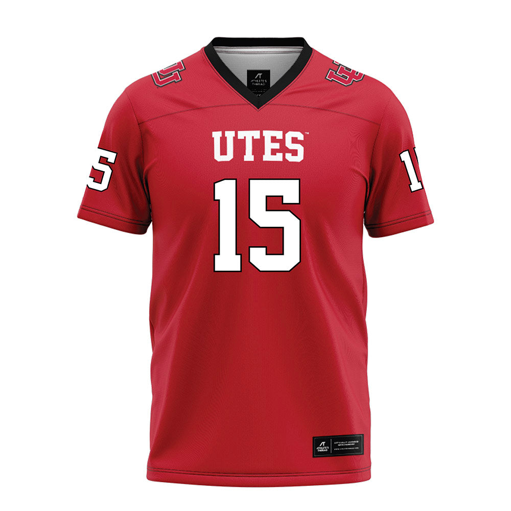 Utah - NCAA Football : Jamarian Ficklin - Red Football Jersey-0