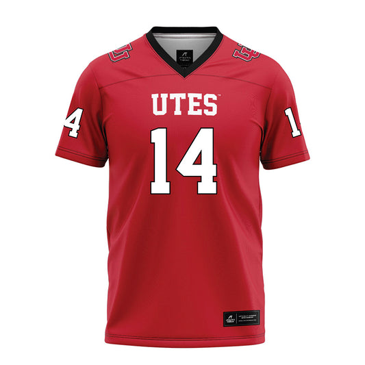 Utah - NCAA Football : Brendan Zurbrugg - Red Football Jersey-0