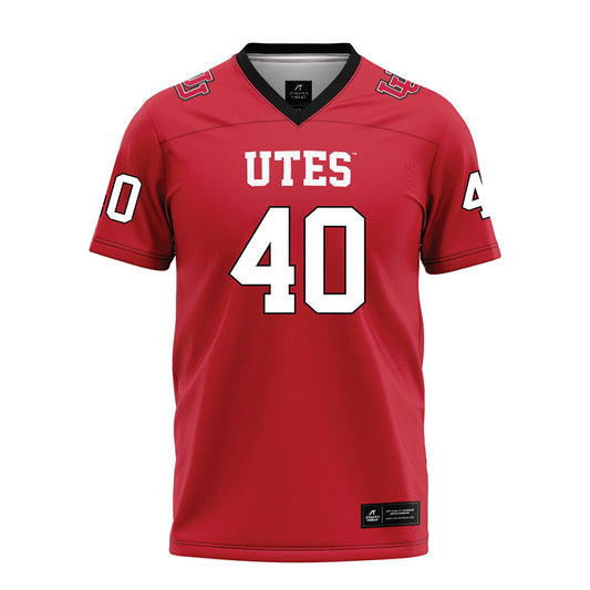 Utah - NCAA Football : Paul Fitzgerald - Red Football Jersey