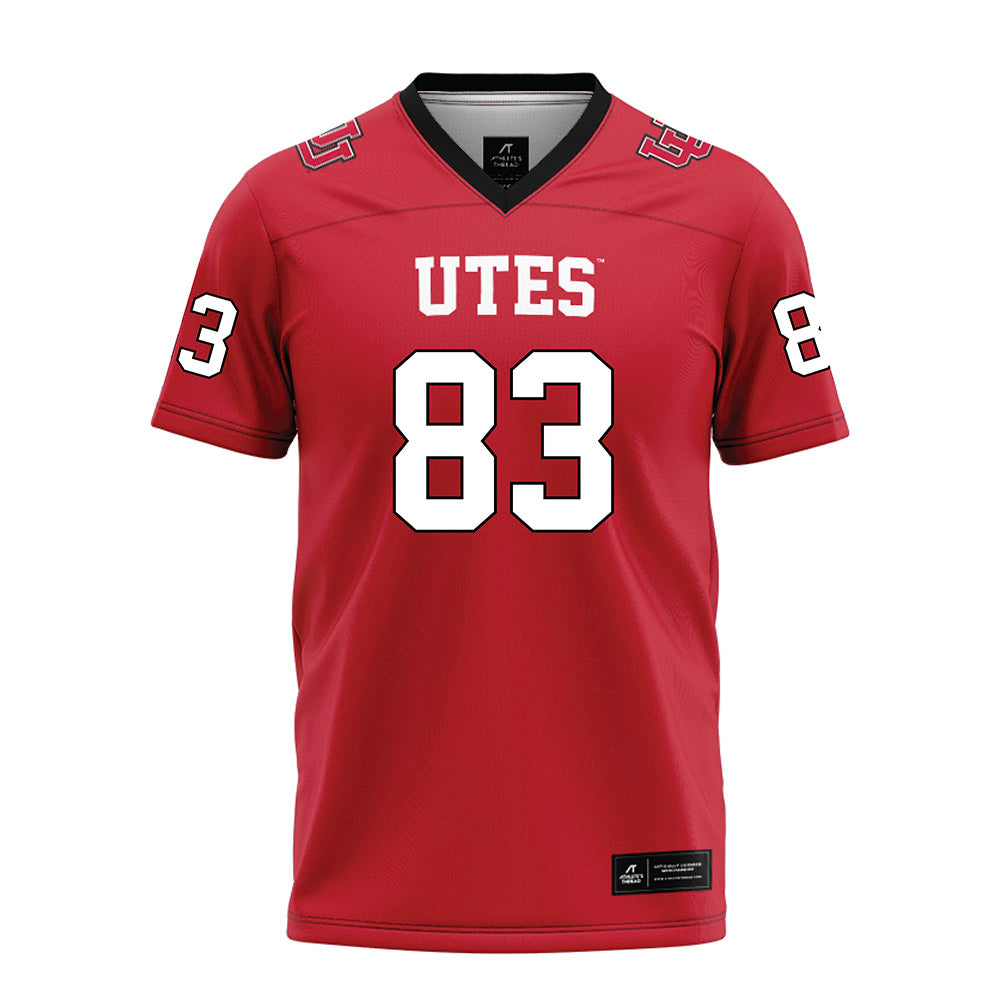 Utah - NCAA Football : Daylin Caamano - Red Football Jersey-0
