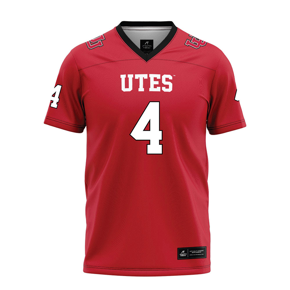 Utah - NCAA Football : Devon Dampier - Red Football Jersey-0