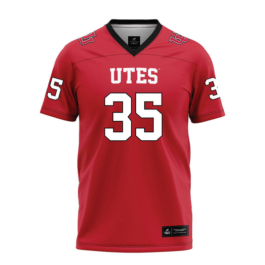 Utah - NCAA Football : Frankie Goodson - Red Football Jersey-0