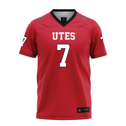 Utah - NCAA Football : Johnathan Hall - Red Football Jersey-0