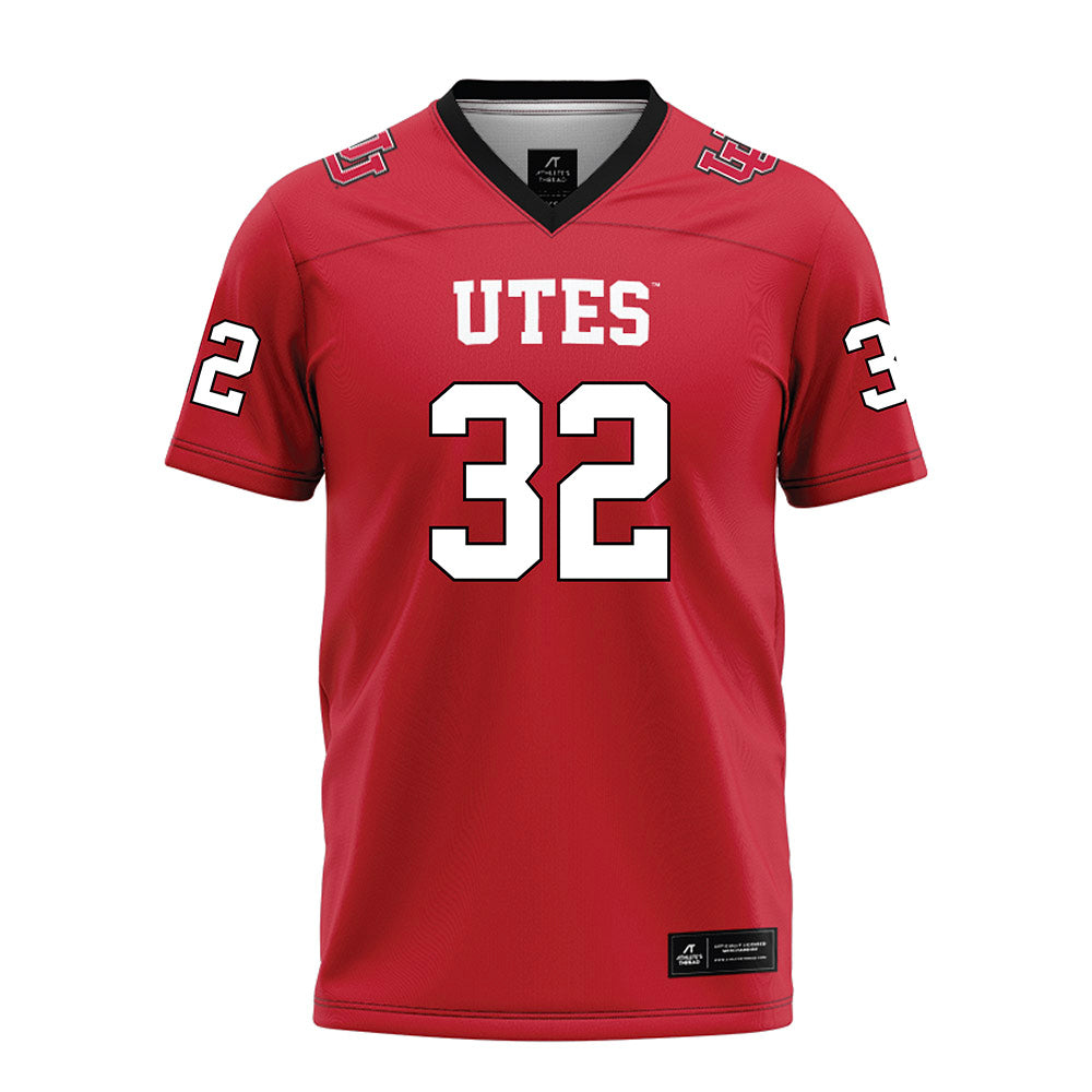 Utah - NCAA Football : Helaman Ofahengaue - Red Football Jersey