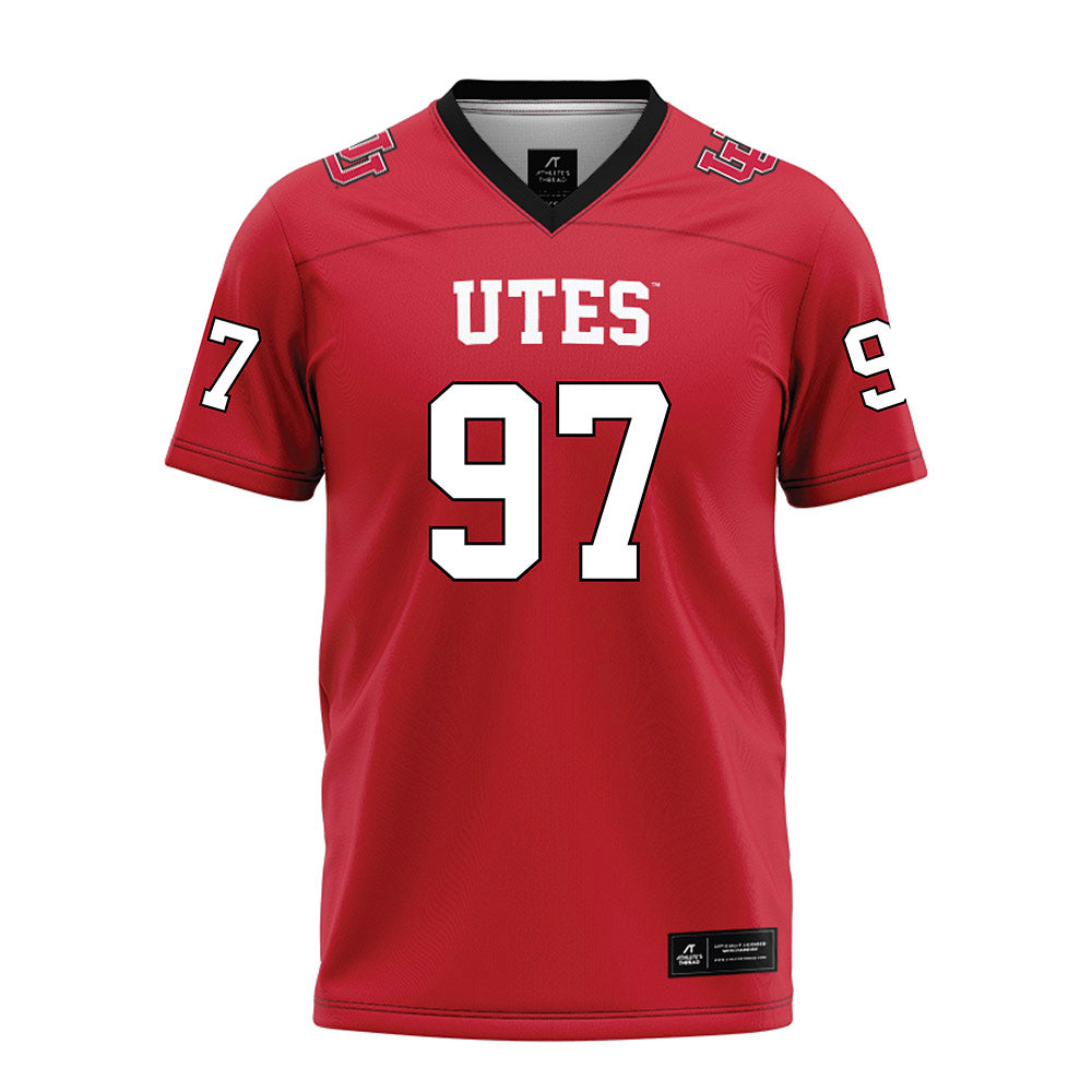 Utah - NCAA Football : Joseph Cheek - Red Football Jersey-0