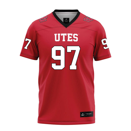Utah - NCAA Football : Joseph Cheek - Red Football Jersey-0