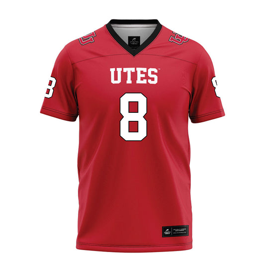 Utah - NCAA Football : Mana Carvalho - Red Football Jersey-0