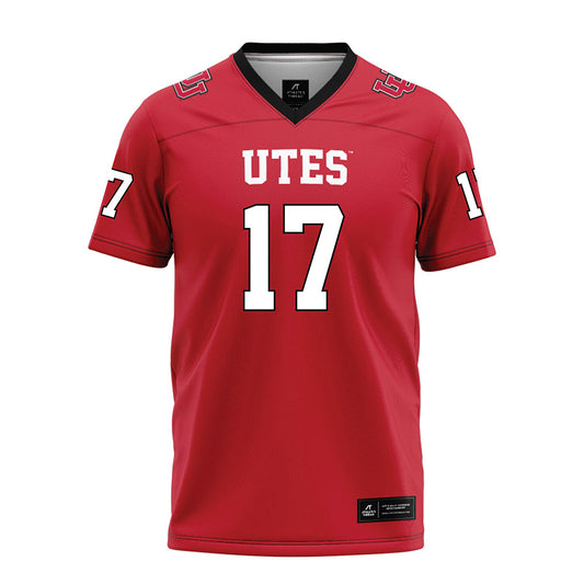 Utah - NCAA Football : Dillon Curtis - Red Football Jersey-0