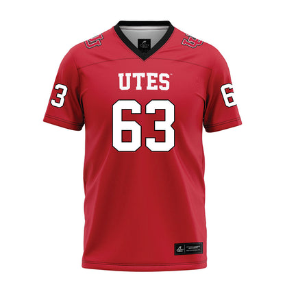 Utah - NCAA Football : Lukas Jackson - Red Football Jersey