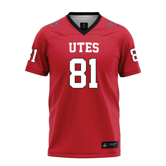 Utah - NCAA Football : JJ Buchanan - Red Football Jersey-0