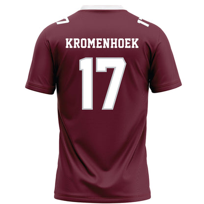 Mississippi State - NCAA Football : Luke Kromenhoek - Maroon Football Jersey-1