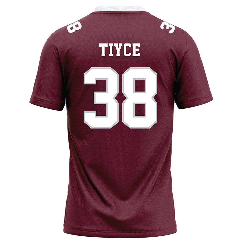 Mississippi State - NCAA Football : Nathan Tiyce - Maroon Football Jersey-1