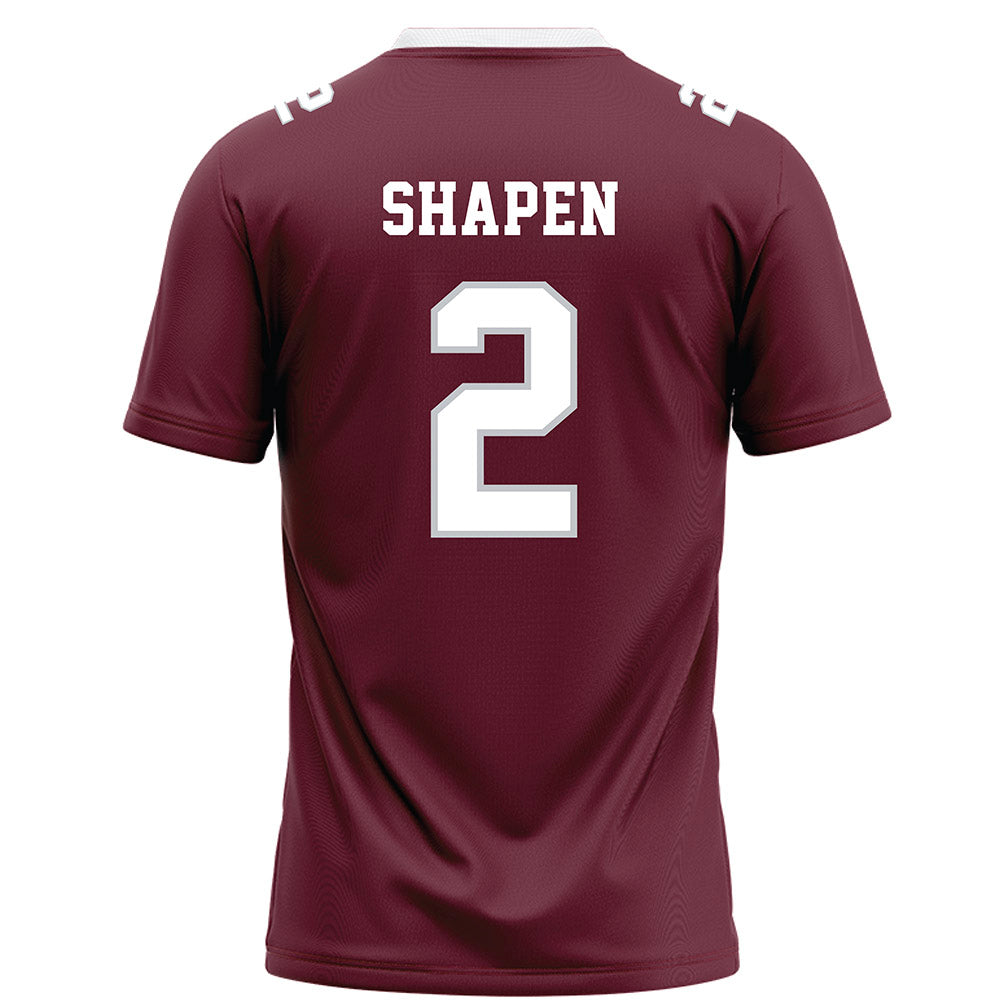 Mississippi State - NCAA Football : Blake Shapen - Maroon Football Jersey