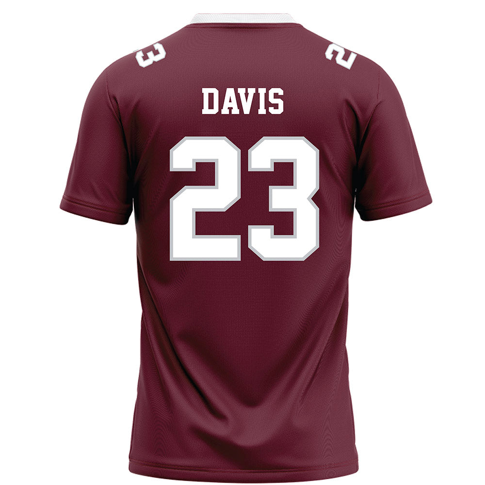 Mississippi State - NCAA Football : SetH Davis - Maroon Football Jersey-1