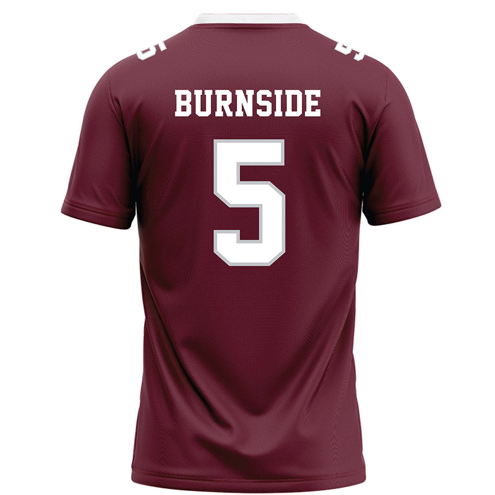 Mississippi State - NCAA Football : Stonka Burnside - Maroon Football Jersey-1