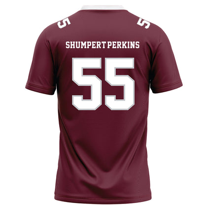Mississippi State - NCAA Football : Jakheem Shumpert-Perkins - Maroon Football Jersey-1
