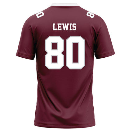 Mississippi State - NCAA Football : Anson Lewis - Maroon Football Jersey-1