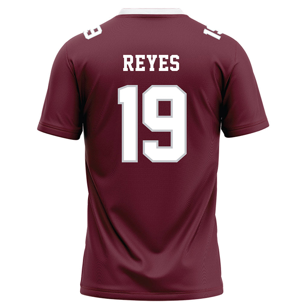 Mississippi State - NCAA Football : Cyrus Reyes - Maroon Football Jersey-1