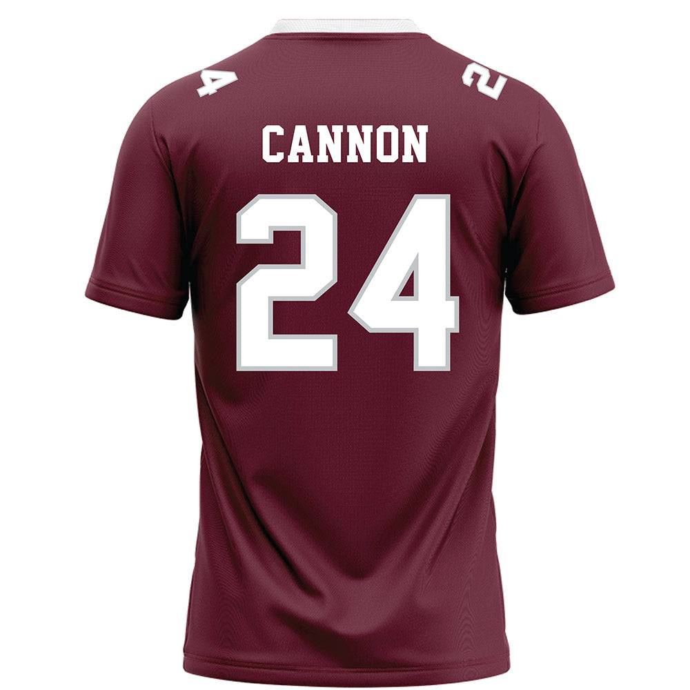 Mississippi State - NCAA Football : Elijah Cannon - Maroon Football Jersey-1