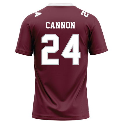 Mississippi State - NCAA Football : Elijah Cannon - Maroon Football Jersey-1