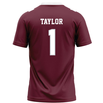 Mississippi State - NCAA Football : KaMario Taylor - Maroon Football Jersey-1
