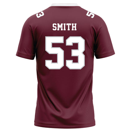 Mississippi State - NCAA Football : Brennan Smith - Maroon Football Jersey-1